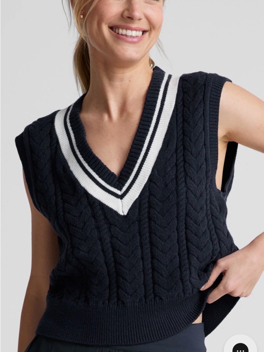 Beyond Yoga Cable knit vest